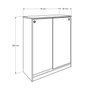 Hanah Home Zapatero Adr-322-Bb-1 Blanco